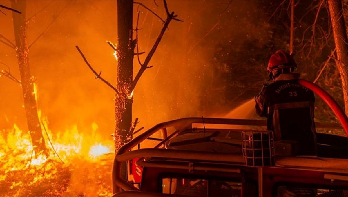 Fransa'nın Gironde bölgesindeki iki yangından biri 45 gün sonra söndürülebildi