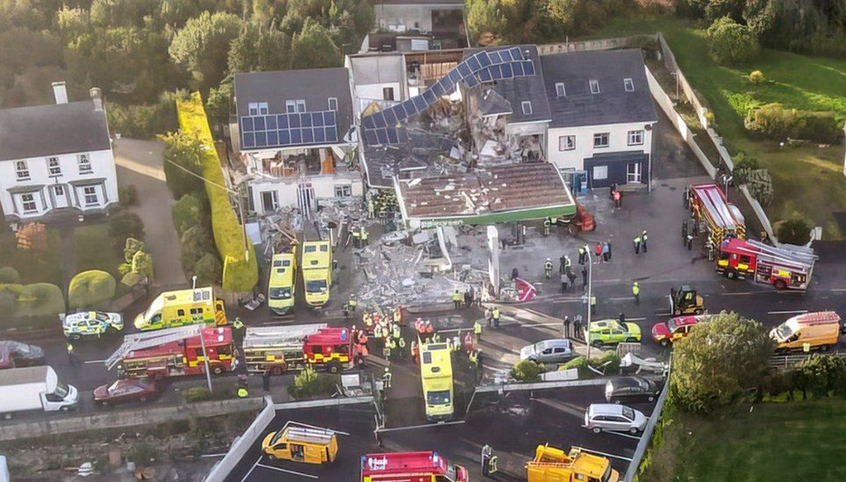 İrlanda'da akaryakıt istasyonunda meydana gelen patlamada 7 kişi öldü