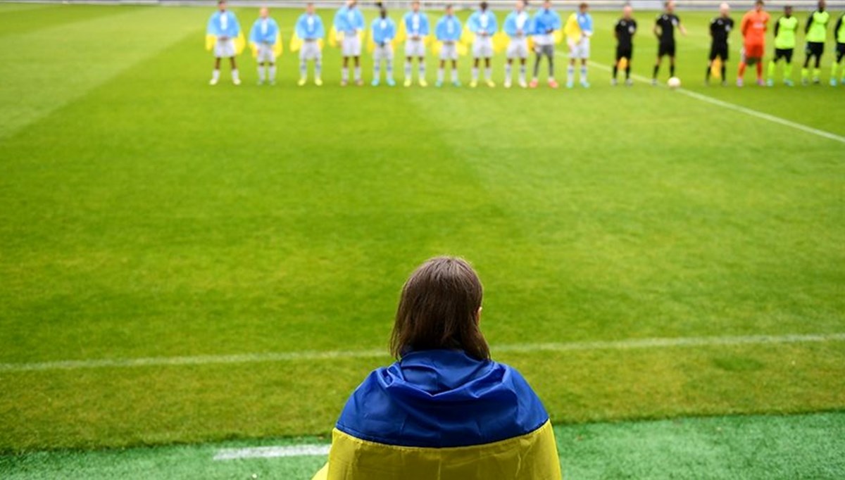Ukrayna futbol ligindeki maç, hava saldırısı uyarısı nedeniyle gecikmeli tamamlandı